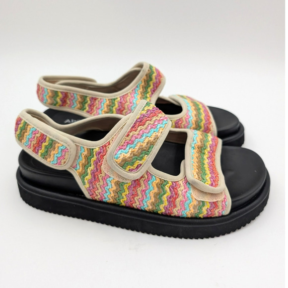 ABound Chance Platform Sandal Women's Yellow Clover Multi Size US6.5M - Picture 4 of 8